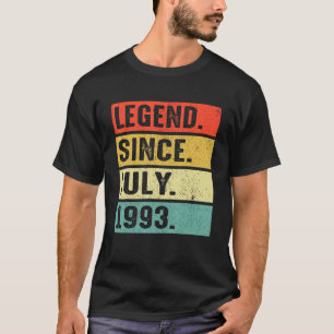 1993年7月29誕生日以来29歳の伝説 Tシャツ