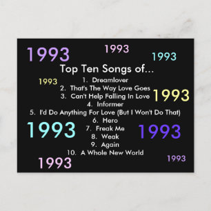 1993曲 ポストカード
