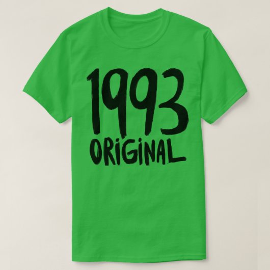 1993生まれ年オリジナル1993年誕生1993年 Tシャツ (デザイン正面)