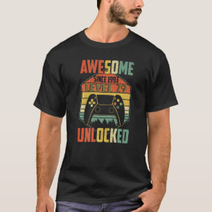 1993素晴らし年以来レベル29ロック解除されたビデオゲーム Tシャツ
