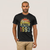 1993素晴らし年4月ヴィンテージ29誕生日以降 Tシャツ (正面フル)