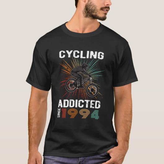 1994サイクリストのマウンテンバイク Tシャツ (正面)