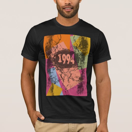 1994ポップ・アートのカラフルアート – Tシャツ (正面)