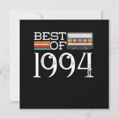 1994ヴィンテージ15誕生日アニバーサリーギフト 招待状 (正面)