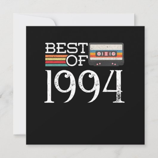 1994ヴィンテージ15誕生日アニバーサリーギフト 招待状 (正面)