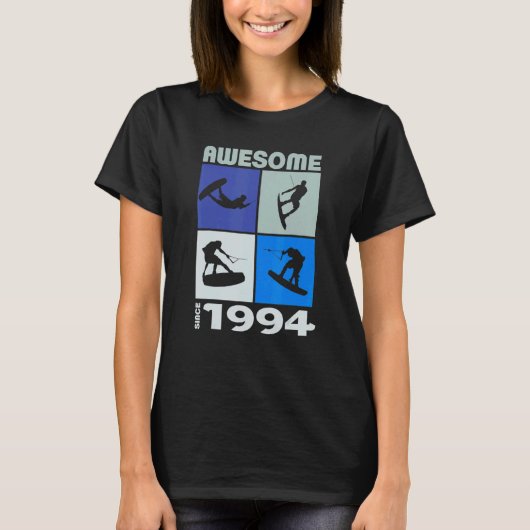 1994年からスゴイ ウェイクボードのライフスタイル Tシャツ (正面)
