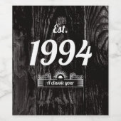 1994年のクラシック年 ワインラベル (シングルラベル)