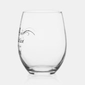 1994年の30th Birthday限定版 ステムなしワイングラス (左)