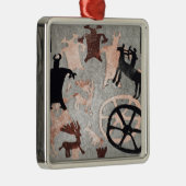 1994年を絵を描く石 メタルオーナメント (右)