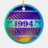 1994年生まれの30歳の誕生日プレゼント セラミックオーナメント (裏面)