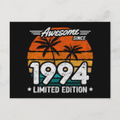 1994年生まれ限定復刻版かっこいい1994年から ポストカード (正面)