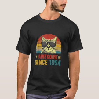 1994年素晴らしから30歳の誕生日ギフト猫好きT Tシャツ