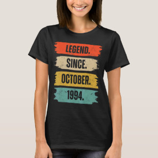 1994年10月28誕生以来28歳の伝説 Tシャツ