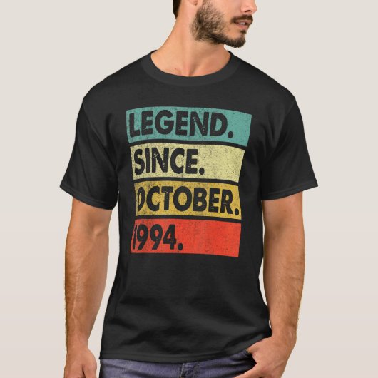 1994年10月28誕生以来28歳の伝説 Tシャツ (正面)