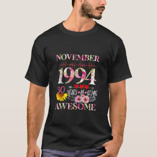 1994年11月フローラ30歳の誕生日Beiの30歳 Tシャツ