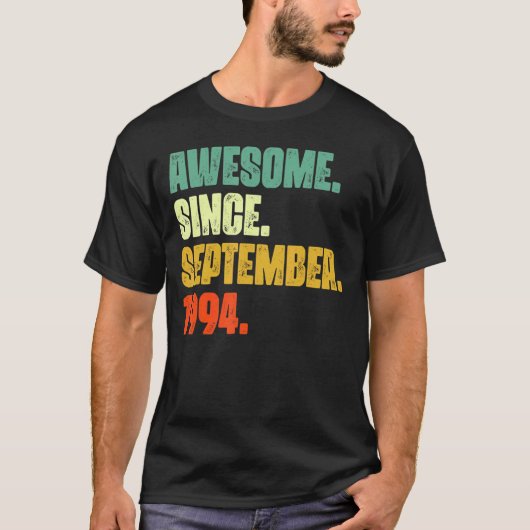 1994年9月28素晴らし日4歳 Tシャツ (正面)