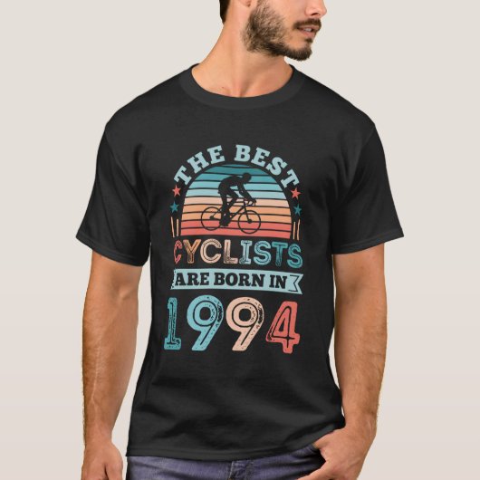1994最高の年のサイクリストのサイクリング Tシャツ (正面)