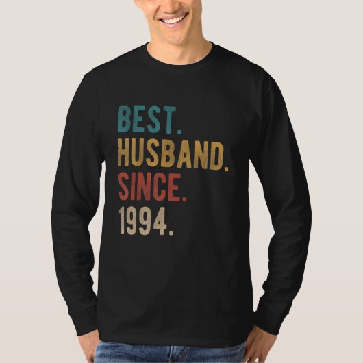 1994最高の年の28周年結婚以来の夫 Tシャツ (正面)