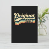 1994生まれの27歳の誕生日ギフト オリジナル メンズ レディース 招待状 (スタンド正面)