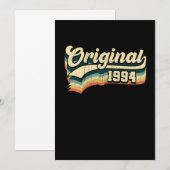 1994生まれの27歳の誕生日ギフト オリジナル メンズ レディース 招待状 (正面/裏面)