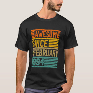 1994素晴らし年2月30歳から30歳の出産 Tシャツ