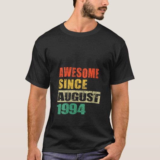 1994素晴らし年30歳30歳の時から Tシャツ (正面)