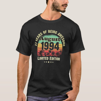 1994 威厳がある 27歳誕生日ギフト男性へWo Tシャツ