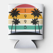 1995レトロストライプサンセットヴィンテージ 缶クーラー (正面)