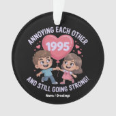 1995年から悩み合結婚う オーナメント (正面)