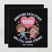 1995年から悩み合結婚う 招待状 (正面/裏面)