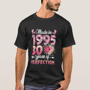 1995年に作られた30歳の誕生日ギフト女性30歳 Tシャツ