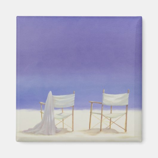 1995年のビーチの椅子 マグネット (正面)