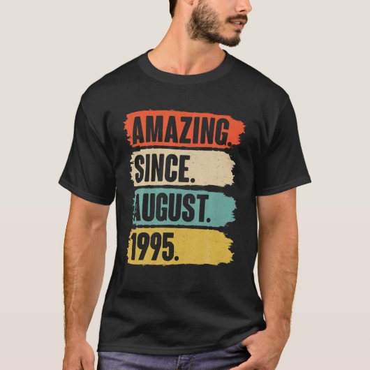 1995年の誕生日威厳がある以来の驚き – 贈り物26歳 Tシャツ (正面)
