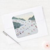 1995年スキー場 スクエアシール (封筒)