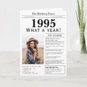 1995年新聞誕生日グリーティングカード シーズンカード (正面)