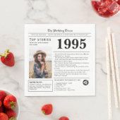 1995年新聞誕生日トリビア スタンダードランチョンナプキン (インサイチュ)