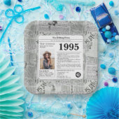 1995年新聞誕生日年生まれ ペーパープレート (パーティー)