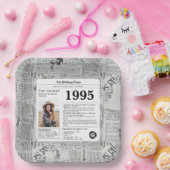 1995年新聞誕生日年生まれ ペーパープレート (パーティー)