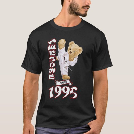 1995年生まれの28歳の誕生日おめでとう カラット Tシャツ (正面)