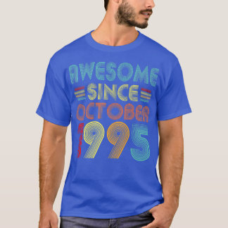 1995年素晴らし10月以来27歳ヴィンテージ27t tシャツ