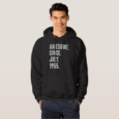 1995年7月以来67歳素晴らし67誕生日 パーカ (正面フル)