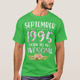 1995年9月生まれハッピーバースデー素晴らし2へ Tシャツ