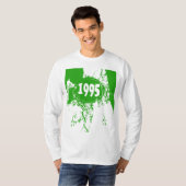 1995年-レトロ緑のヴィンテージ- Tシャツ (正面フル)