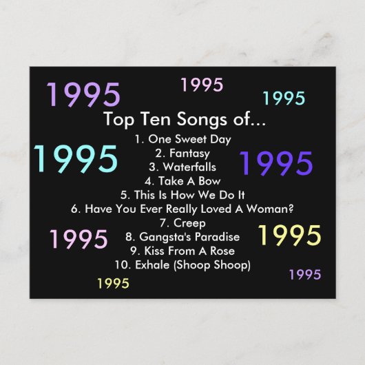1995曲 ポストカード (正面)