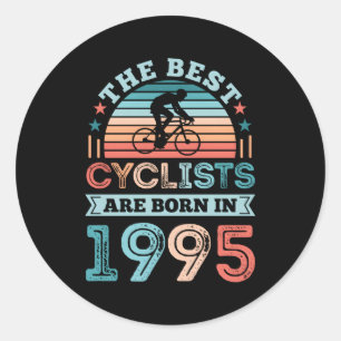 1995最高の年のサイクリストのサイクリング ラウンドシール
