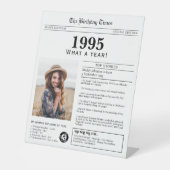 1995生まれ年の誕生日表 台座サイン (正面)