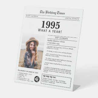 1995生まれ年の誕生日表 台座サイン