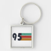 1995生まれ年ヴィンテージ30歳の誕生日ギフト キーホルダー (正面)