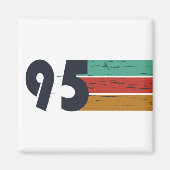 1995生まれ年ヴィンテージ30歳の誕生日ギフト マグネット (正面)