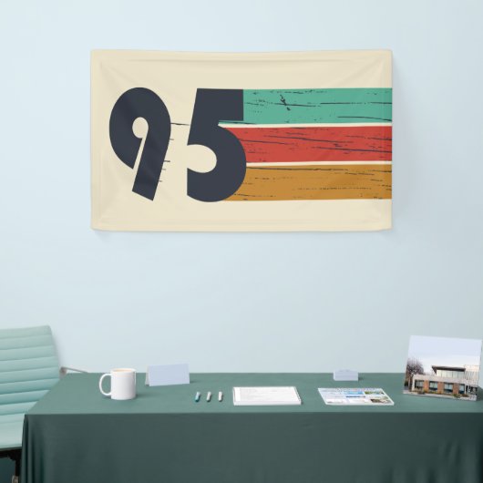 1995生まれ年ヴィンテージ30歳の誕生日ギフト 横断幕 (トレードショー)